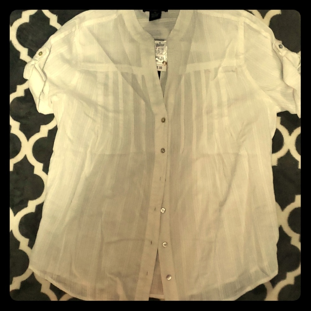 White button up shirt